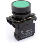 XB5-AA31 22mm Flat Electrical Circuits Control Push Button Switch Plastic Flat Head Push Button Momentary Green